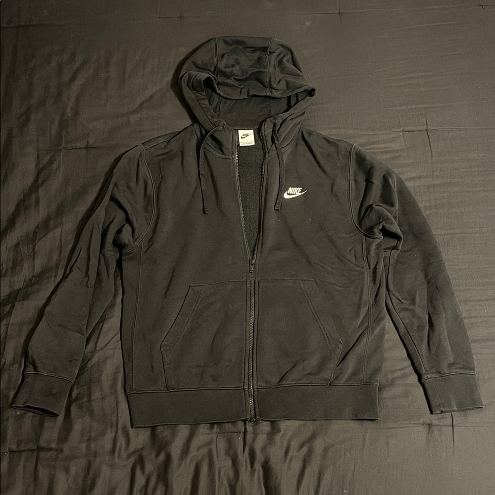Nike Men’s Black Full-Zip Up Hoodie